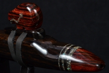 Nigerian Ebony Native American Flute, Minor, Low D-3, #F36C